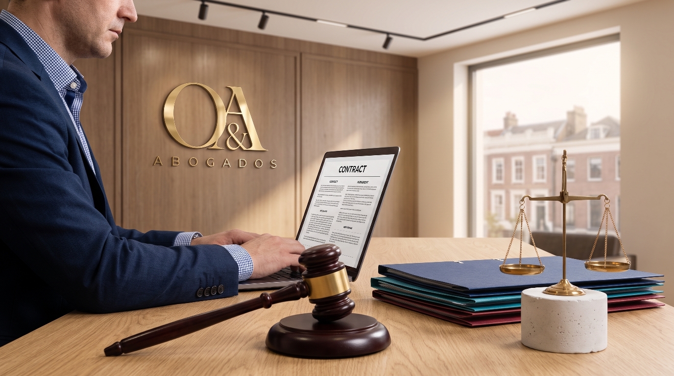 Abogado trabajando en una estrategia legal